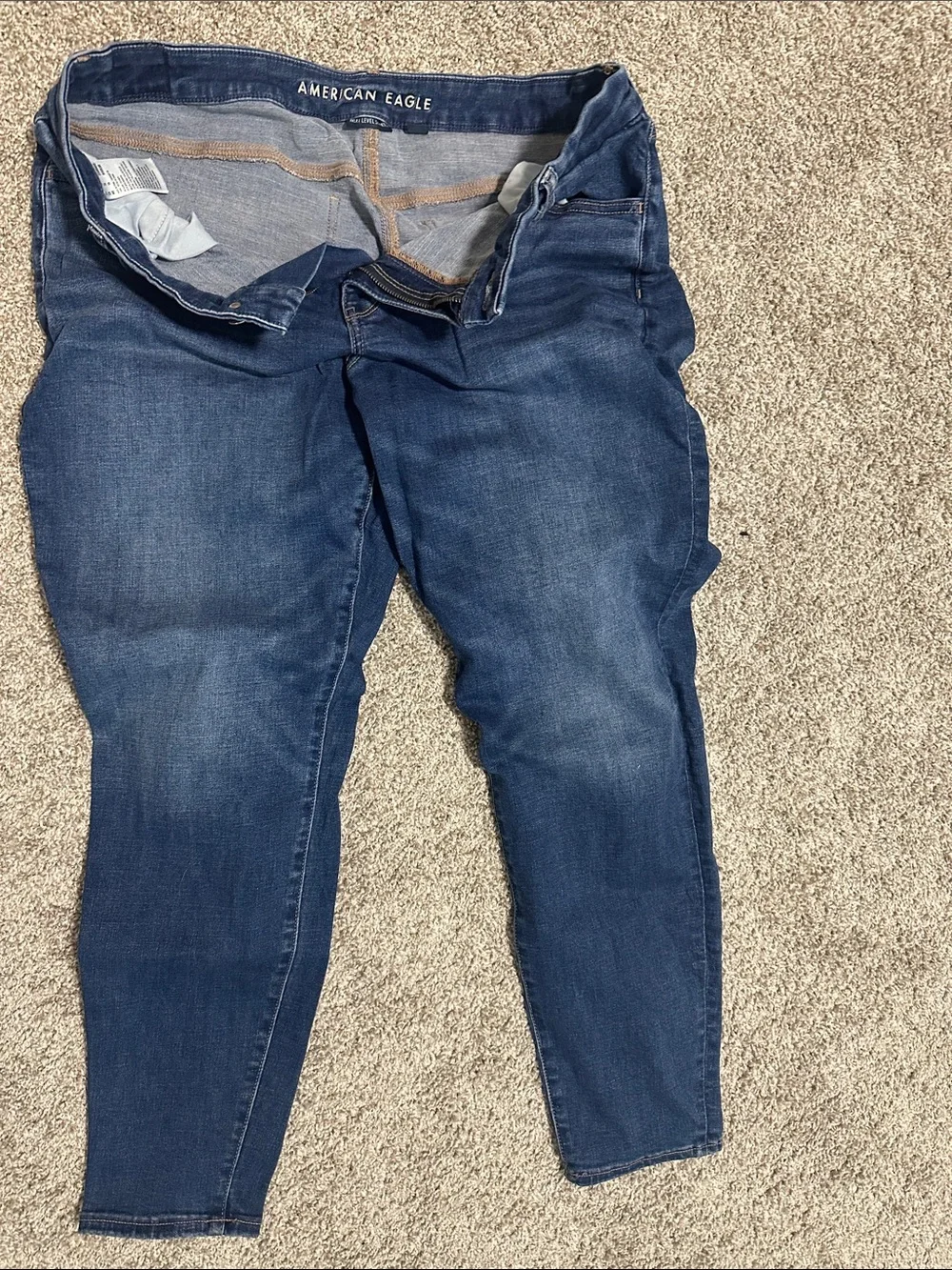 American Eagle Outfitters Dark Blue Skinny Jeans